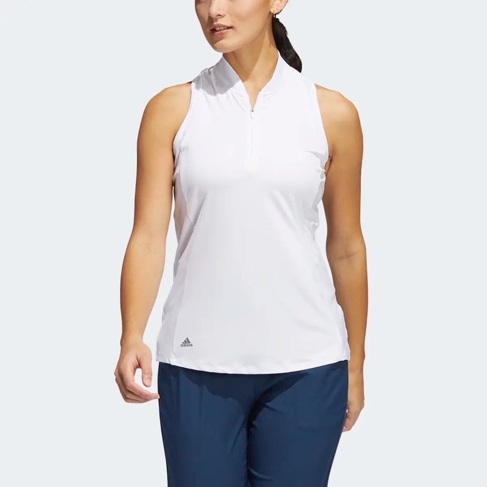 NWT Adidas Racerback Sleeveless Polo Shirt